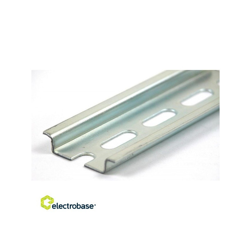 DR751000 DIN bėgelis 35 x 7,5 - 1 m, perforuotas