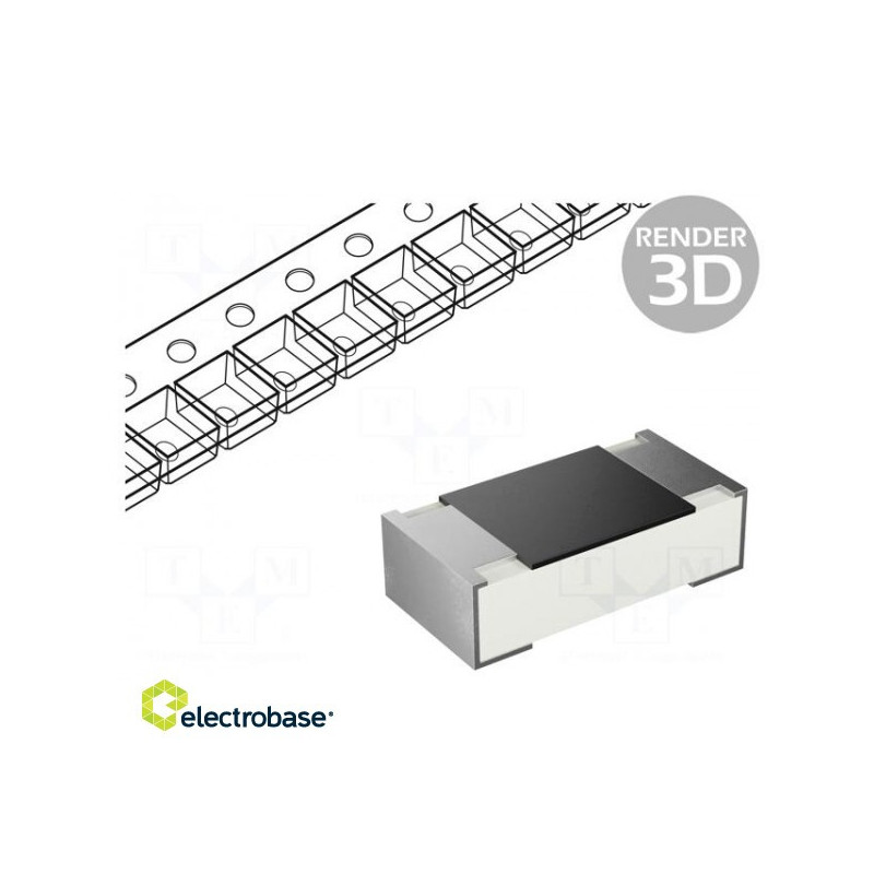 Resistor: thick film, SMD, 0603, 100k9, 0.1W, ±5%, -55÷155°C