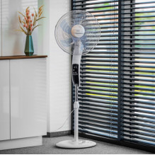 Galingas ventiliatorius, Valdymo ekranas, 3 greičiai, Iki 50 W, 90° automatinis osciliavimas