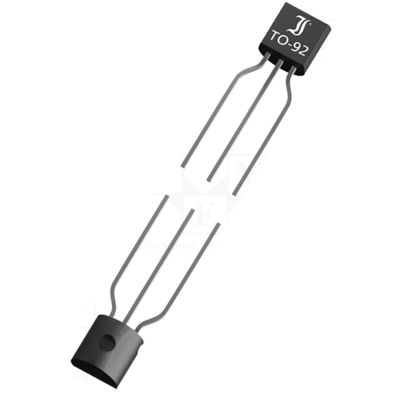 Tranzistorius BC557A PNP bipolinis 50V 0.1A 500mW TO93