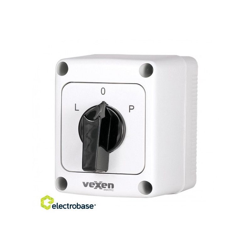PNRS1611 package switch L-0-R 3P 16A IP65