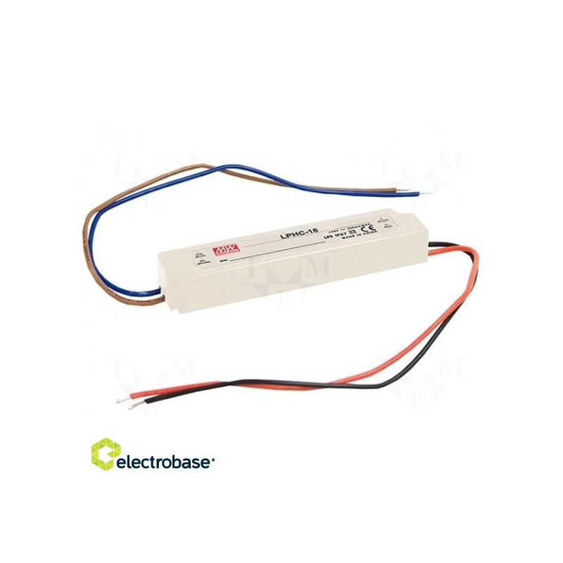 Maitinimo šaltinis: impulsinis, LED, 17,5 W, 6÷25 V nuolatinės srovės, 700 mA, IP67, 175 metų senumo