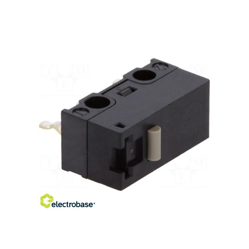 Microswitch SNAP ACTION without lever SPDT 0.1A / 30VDC Pos: 2