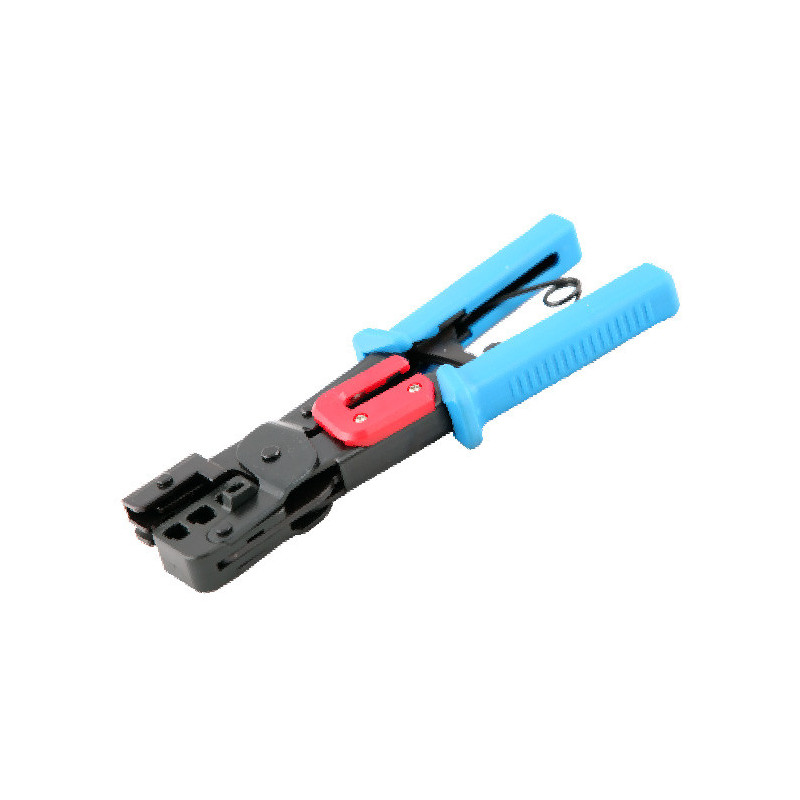 Profesionalus įrankis RJ45 / RJ11 jungčių, skirtų UTP, FTP kabeliams, surinkimui