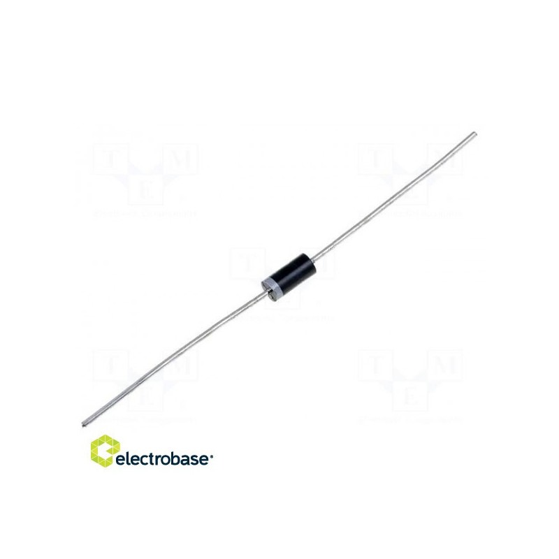 Diode: rectifier, THT, 600V, 2A, Ammunition set, Ifsm:70A, DO16