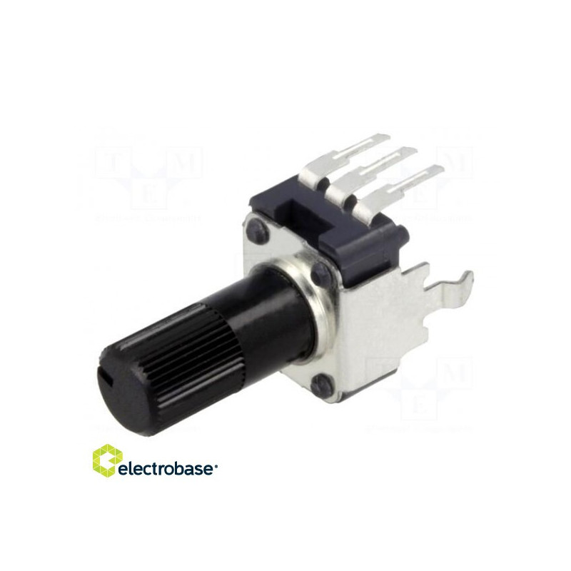 Potentiometer: shaft, balance, single turn, vertical, 10k?, ±20%