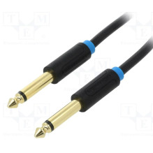Cable, Jack 6.3 mm plug,...