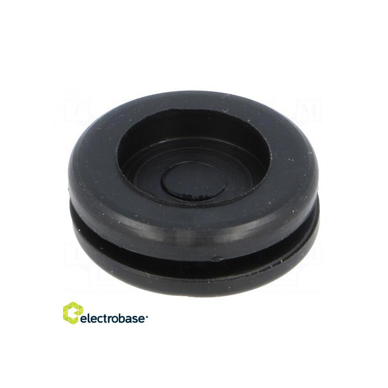 Grommet with bulkhead ¨mount.hole: 19mm ¨hole: 15.5mm PVC