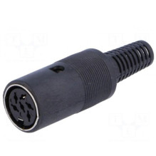 Plug, DIN, Female, PIN: 6,...