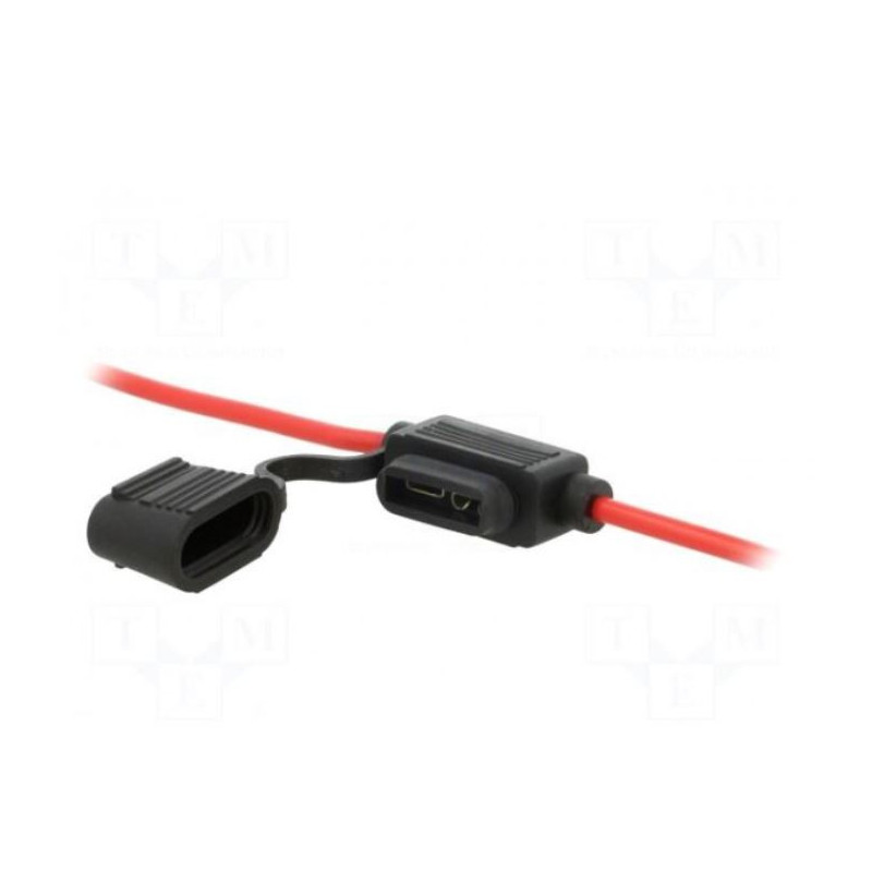 Fuse holder 19mm 30A on cable Leads: 2 leads ways: 1 -40÷125°C