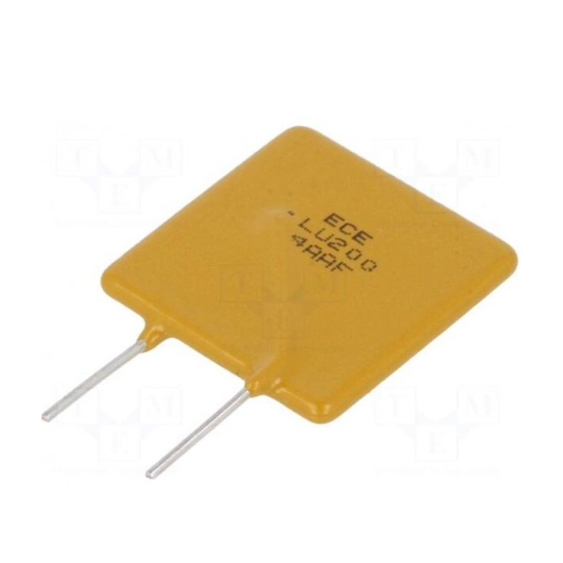 Fuse: PTC polymer, 2A, bag, Ø0.81x7.6 mm
