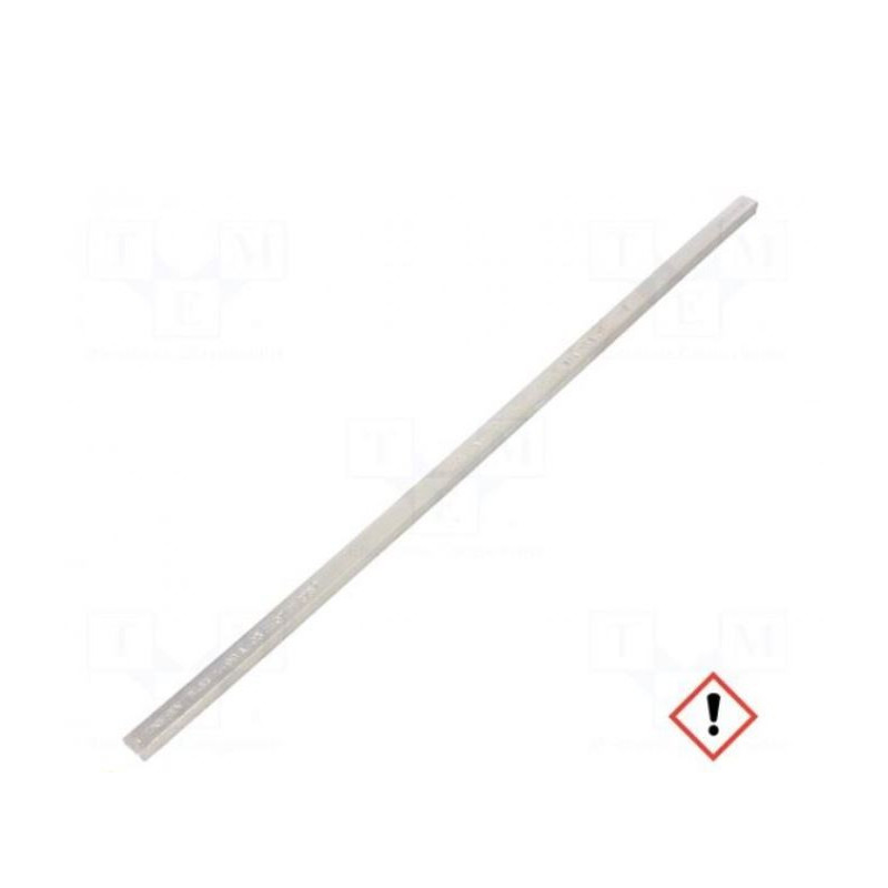 9x4 mm profilis, Sn99Ag0,3Cu0,7, bešvinis, 157 g, 217–227 °C