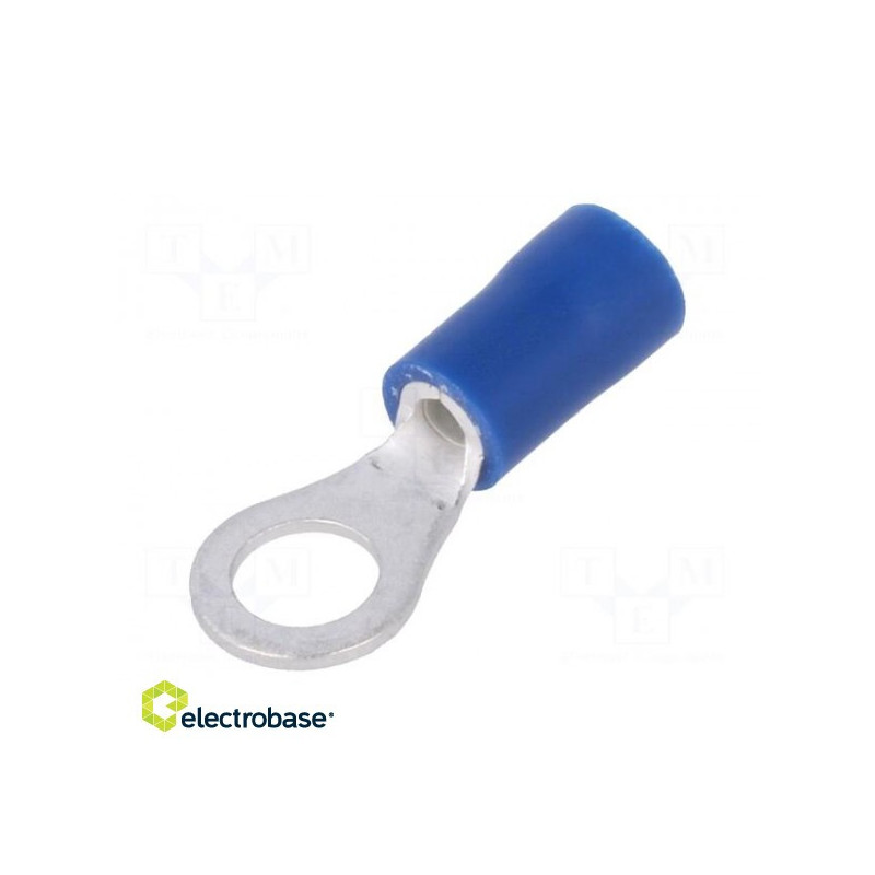 Bell terminal, M5, Ø: 5.3 mm, 1.5÷2.5mm2, crimped, for cable, tinned