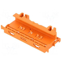 Mounting bracket WAGO 221 Series - 4 mm² connectors on DIN-35 rail Orange 221-500