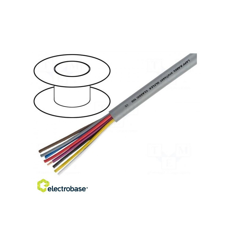 Wire, ÖLFLEX® CLASSIC 100, 2x2.5mm2, unshielded, 300 / 500V, Cu