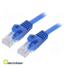 Patch cord U / UTP 6 stranded CCA PVC blue 5m 26AWG Cablexpert