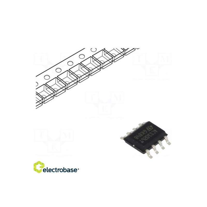 Tiristorius: kintamosios srovės jungiklis, 600 V, Ifmax: 0,2 A, Igt: 5 mA, SO8, SMD, ASD™