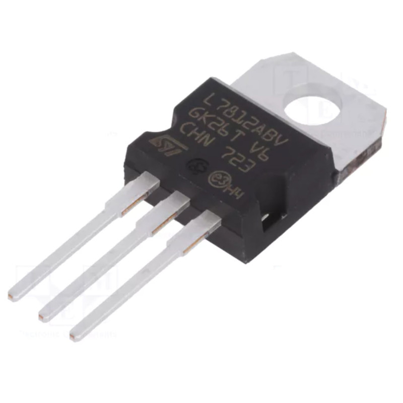 IC: įtampos reguliatorius linijinis, fiksuotas 12V 1.5A TO220AB THT ±2%