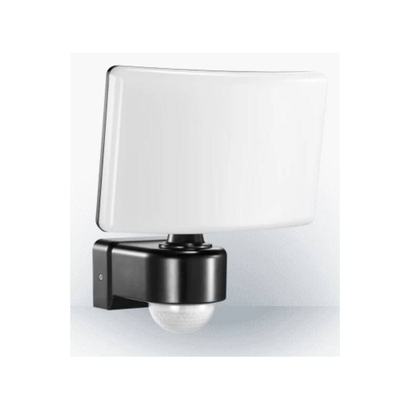 Floodlight TOS LED 30W 4000K, IP65, with infrared sensor, Black