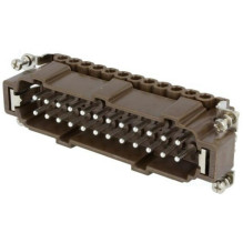 Connector: rectangular male...
