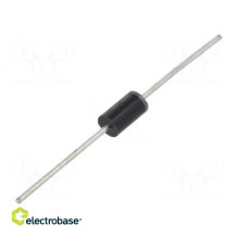 Diode: Schottky rectifier, THT, 200V, 3A, DO201AD, Ufmax: 900 mV
