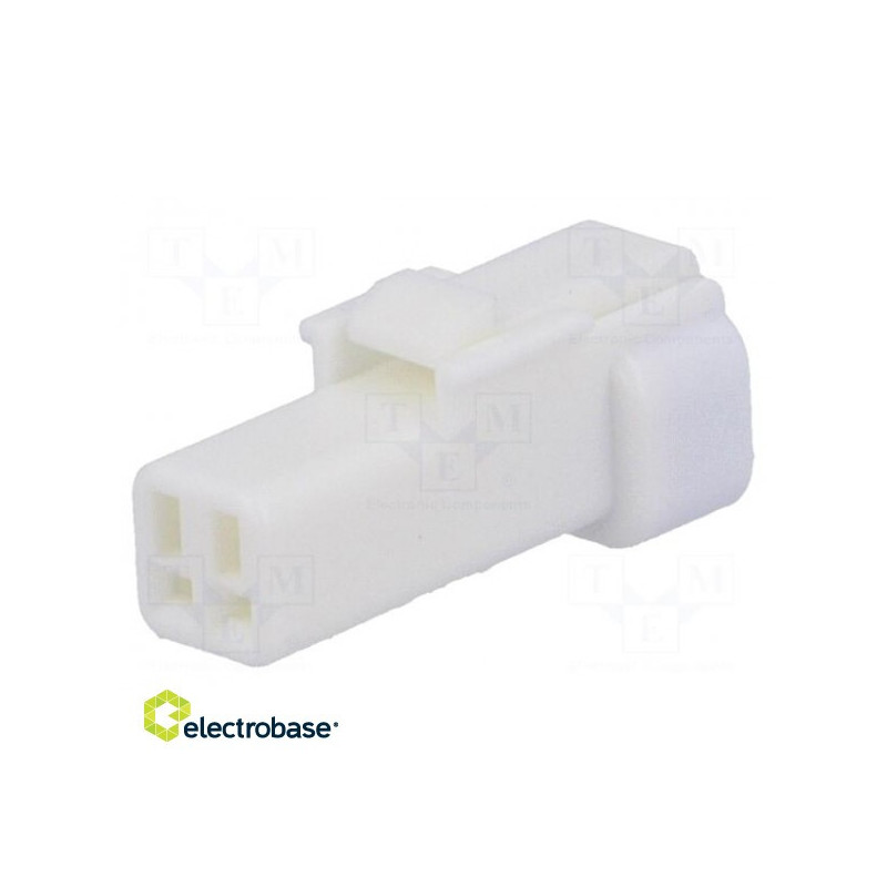 Kištukas laidas-laidas / PCB lizdas JWPF 2mm PIN: 2 be kontaktų 100V