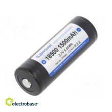 Battery: Li-Ion, 18500, 3.7...