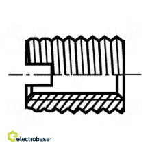 Threaded insert, hardened...