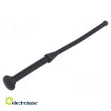 Mounting bracket for fans and protection, Ømount.hole: 3.5mm, black