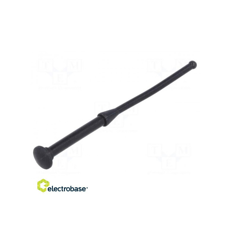 Mounting bracket for fans and protection, Ømount.hole: 3.5mm, black