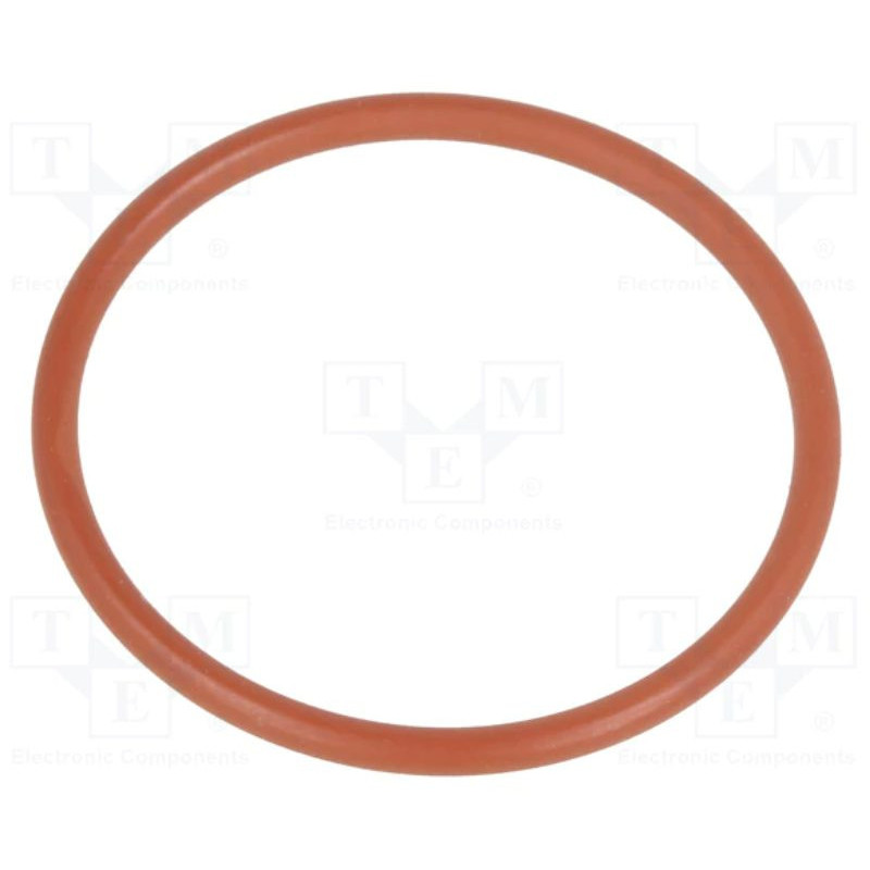 O-ring gasket VMQ Thk: 2mm ¨int: 29mm M32 red -60÷250°C
