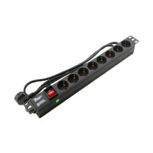 1U 220V socket block 9...