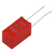 Kondensatorius: poliesteris, 150nF, 200VAC, 400VDC, 5mm, ±10%, -55÷100°C