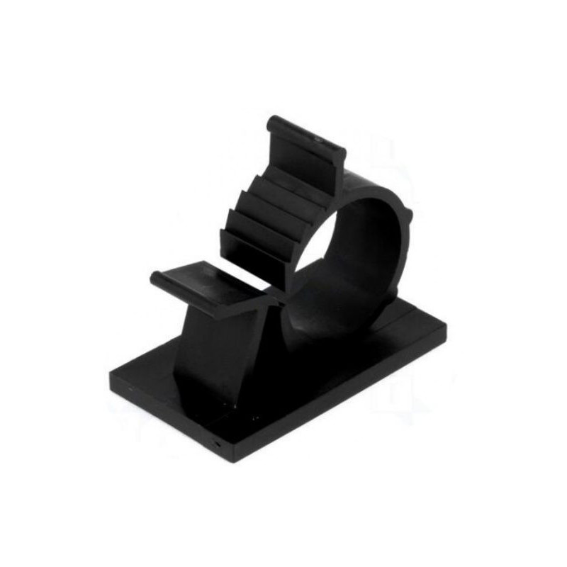 Lipnus kabelio laikiklis 16,5÷20,1 mm, poliamidas, juodas