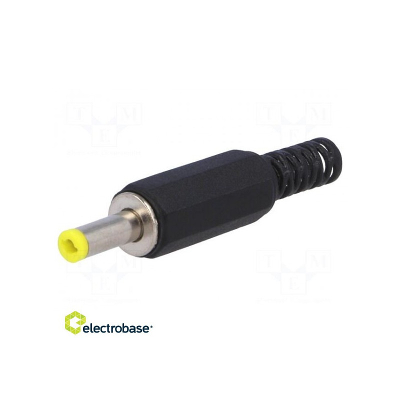 Kištukas nuolatinės srovės maitinimo lizdas 4 / 1,7 mm 4 mm 1,7 mm kabeliui 10 mm