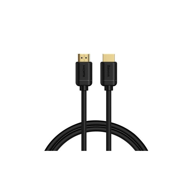 Baseus HDMI-HDMI cable, 2.0, 4K 60Hz, 3D, HDR, 18Gbps, 1m (black)