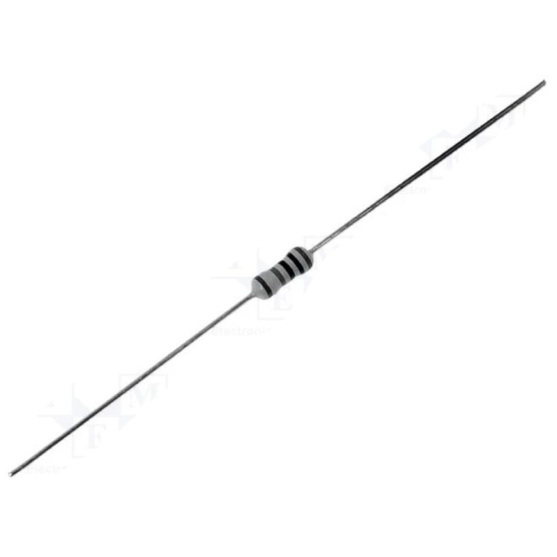 Rezistorius: metalinės plėvelės THT 120Ω 0,6 W ±1 % Ø2,5x6,8 mm 50 ppm / °C