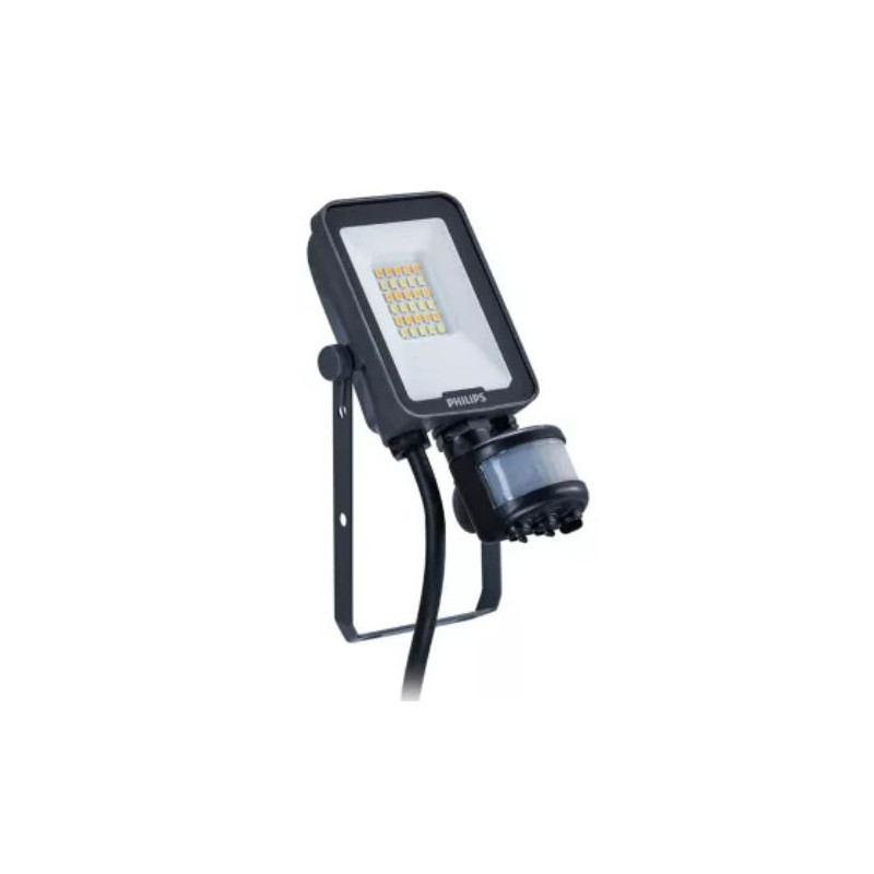 Philips LED Floodlight BVP167 LED12 / 80 CRI 3000K-4000K-6500KPSU 10W SWB MDU with motion sensor