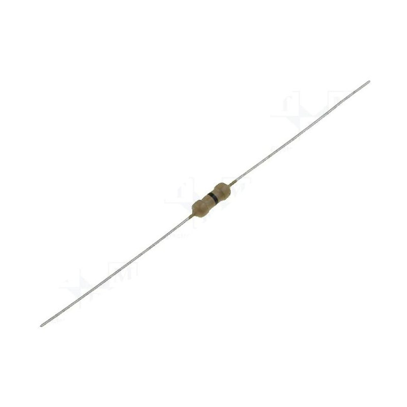 Resistor: carbon film, THT, 4.7?, 0.25W, ±5%, Ø2.3x6mm, axial, CF1 / 4W-4R7