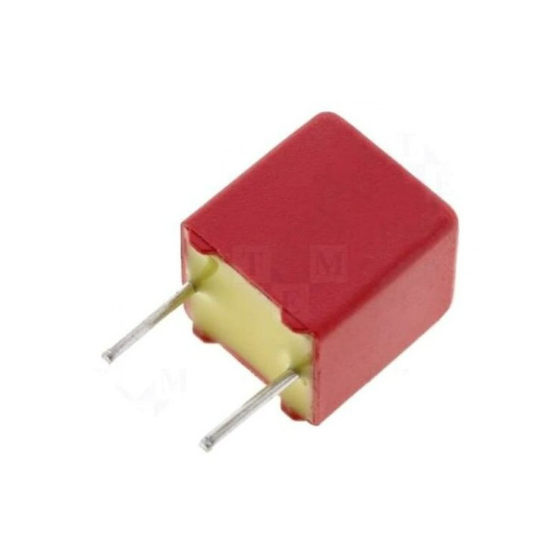 Kondensatorius: polipropilenas 3,3 nF 5 mm ±2,5 % 5,5 x 7 x 7,2 mm 1 kV / ?s
