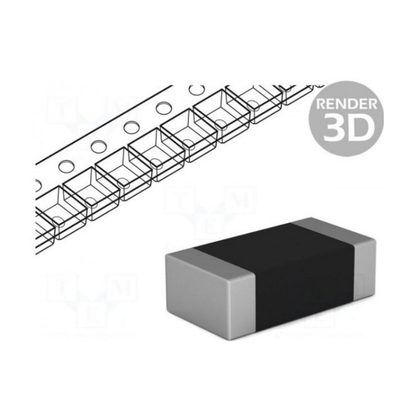 Capacitor: ceramic MLCC 4.7uF 25V X7R ±10% SMD 1206