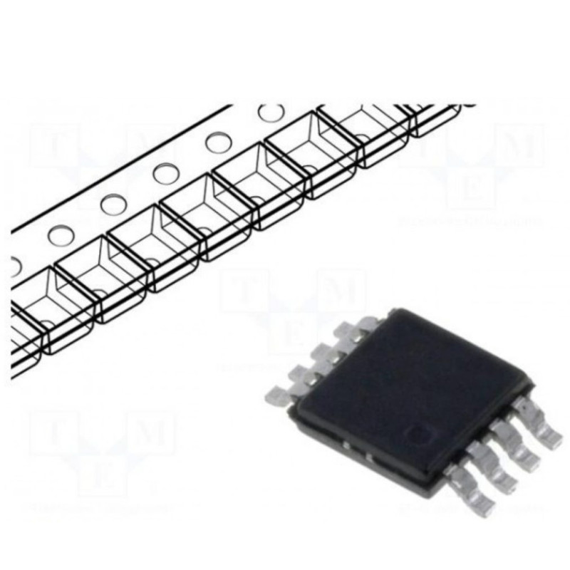 Comparator universal 2÷30V SMT VSSOP8 Comparator: 2 20nA