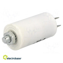 Capacitor: motor, run 2uF...