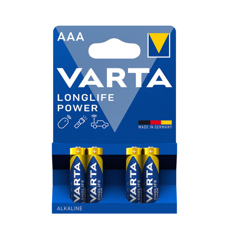 VARTA Longlife Power Alkaline Battery AAA (1.5V) B4