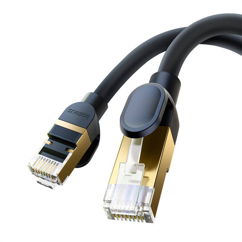 High Speed CAT8 Ethernet Round Cable 3m Black