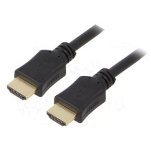 HDMI-HDMI laidas 1,8 m 3D, 4K, ARC, Dolby-True HD, DTS-HD, HDMI CEC, UHD 2160p, didelės spartos + Ethernet