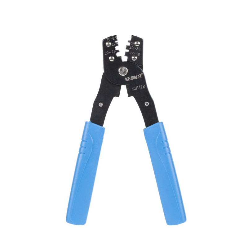 HT202A Connector Crimping Pliers with Wire Cutter (14-28 AWG)