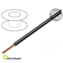 Daugiagyslis laidas FLRY-B Cu 4mm2 PVC juodas 60V 50m Klasė: 5