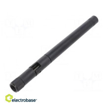 Antena „Bluetooth“, ISM, „WiFi“, „ZigBee“ 1,5 dBi 2,41 ÷ 2,49 GHz 113 mm