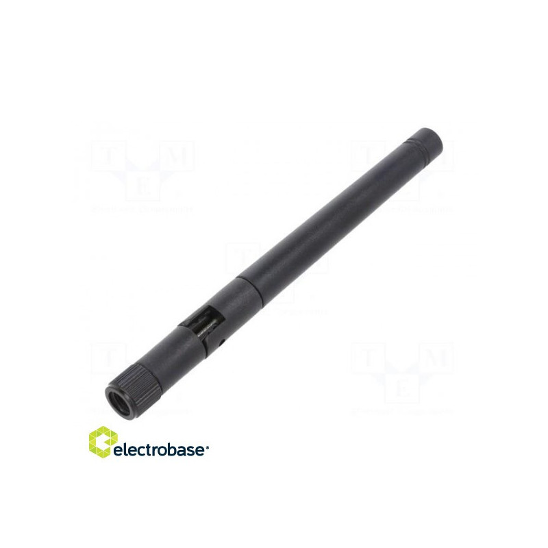 Antena „Bluetooth“, ISM, „WiFi“, „ZigBee“ 1,5 dBi 2,41 ÷ 2,49 GHz 113 mm